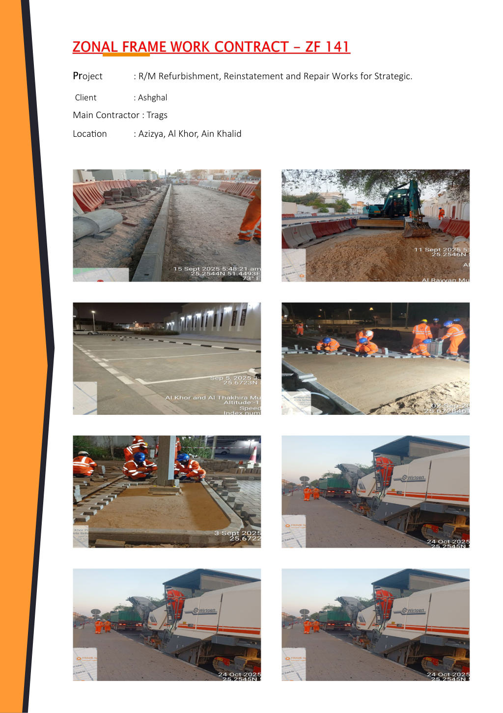 R/M Refurbishment, Reinstatement and Repair Works for Strategic Locations