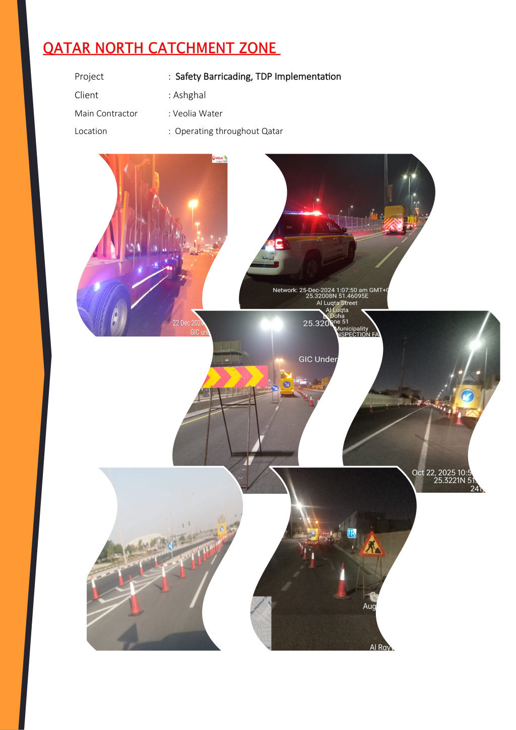 Safety Barricading and TDP Implementation